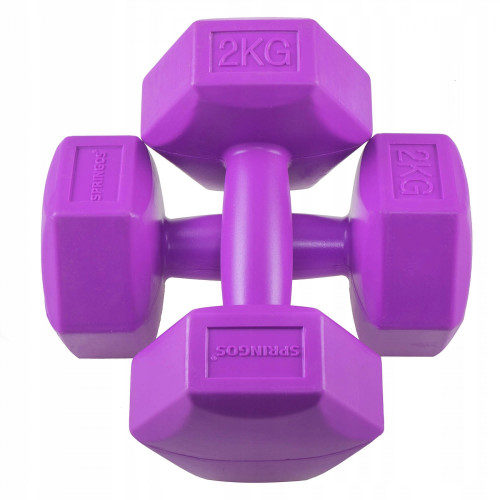 Гантель  Springos Hex 2 x 2 кг FA1032 - фото №3